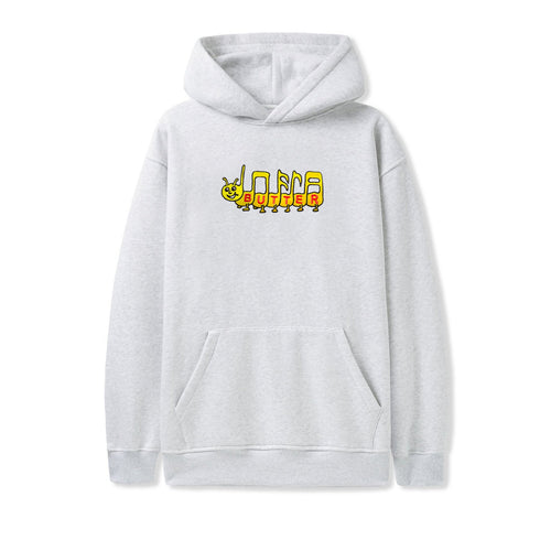 Butter Goods - Caterpillar Embroidered Hood (Ash)